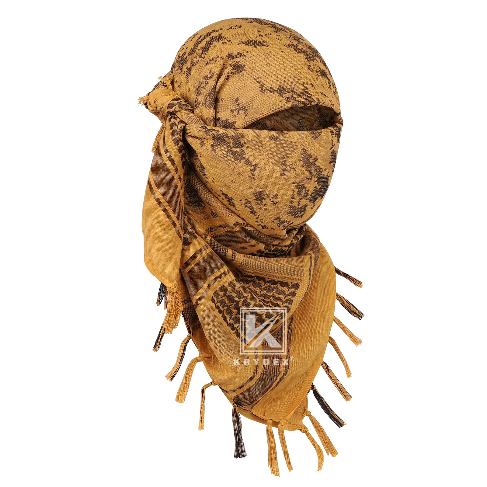 Bufanda táctica Keffiyeh de algodón 43x43 pulgadas