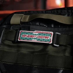 Ghost Gear parche 3D PVC táctico para ropa, mochilas y chalecos
