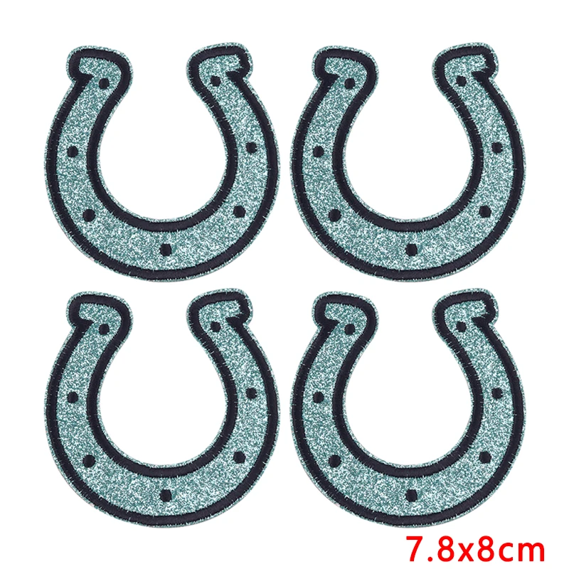 Parches termoadhesivos góticos de mano esqueleto con lazo y brillo - imagen 3