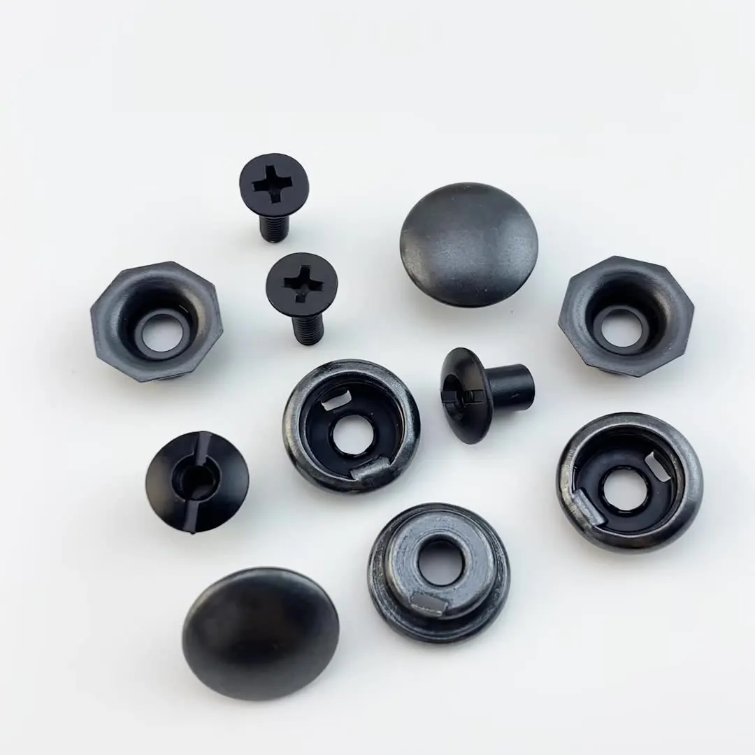 Hebilla de anilla IWB de latón negro con broche para fundas tácticas - imagen 3