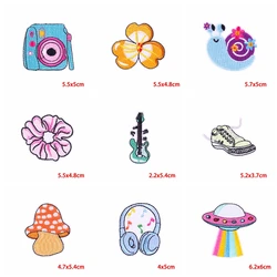 Parche bordado decorativo rosa para ropa y bolsos – Insignia para coser
