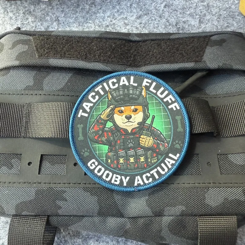 Parche táctico perro militar gancho y bucle para chaqueta o mochila - imagen 4