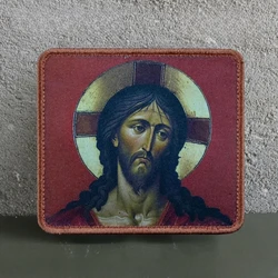 Parche táctico Cristo Redentor – Insignia moral para ropa y mochilas
