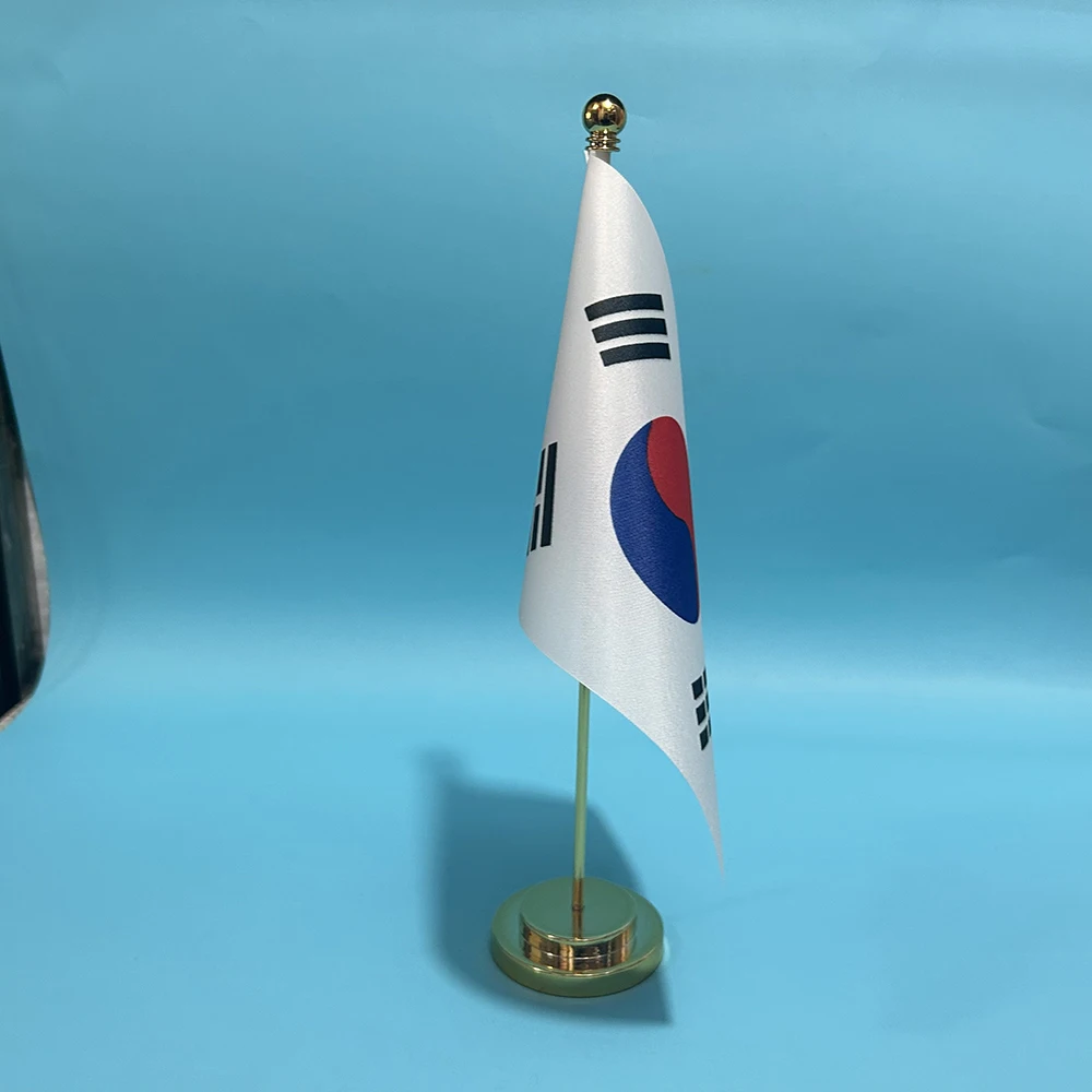 SKY Bandera nacional Corea del Sur escritorio poliéster resistente