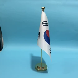 SKY Bandera nacional Corea del Sur escritorio poliéster resistente