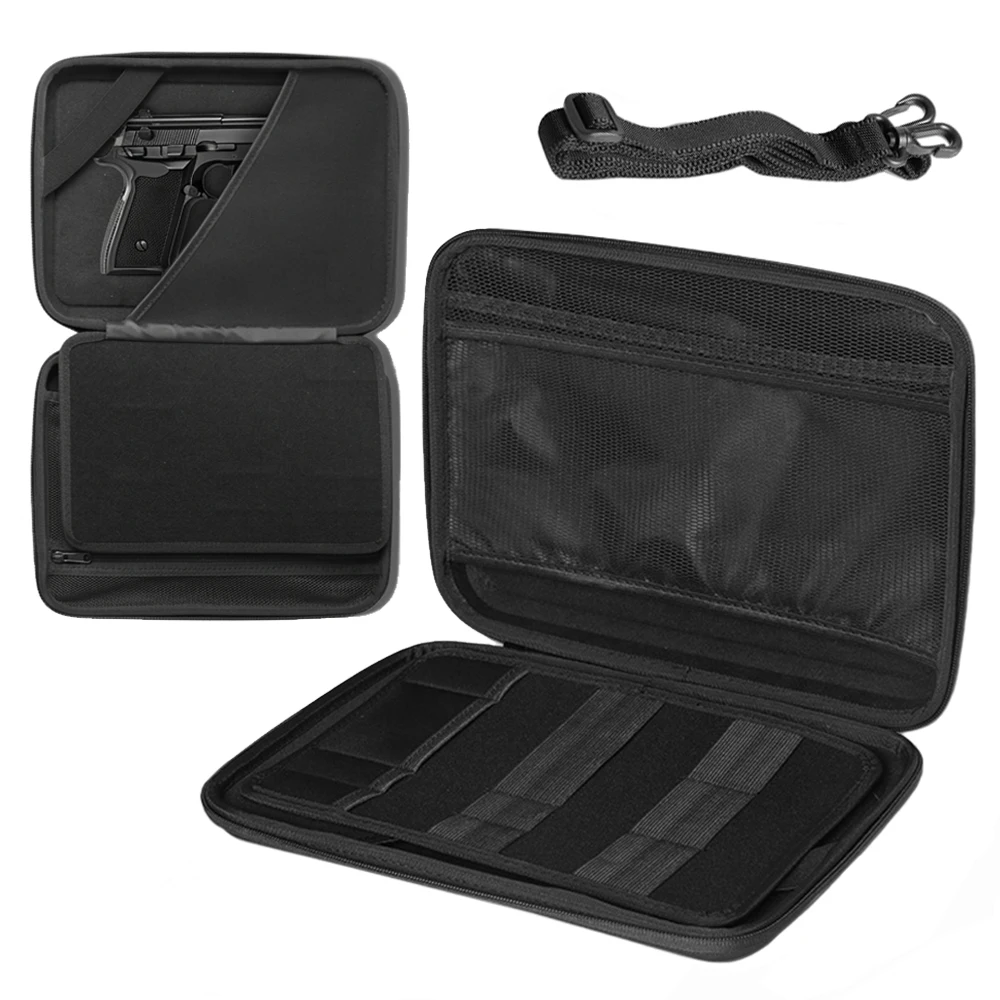 Funda táctica pistola con almacenamiento EDC y linterna