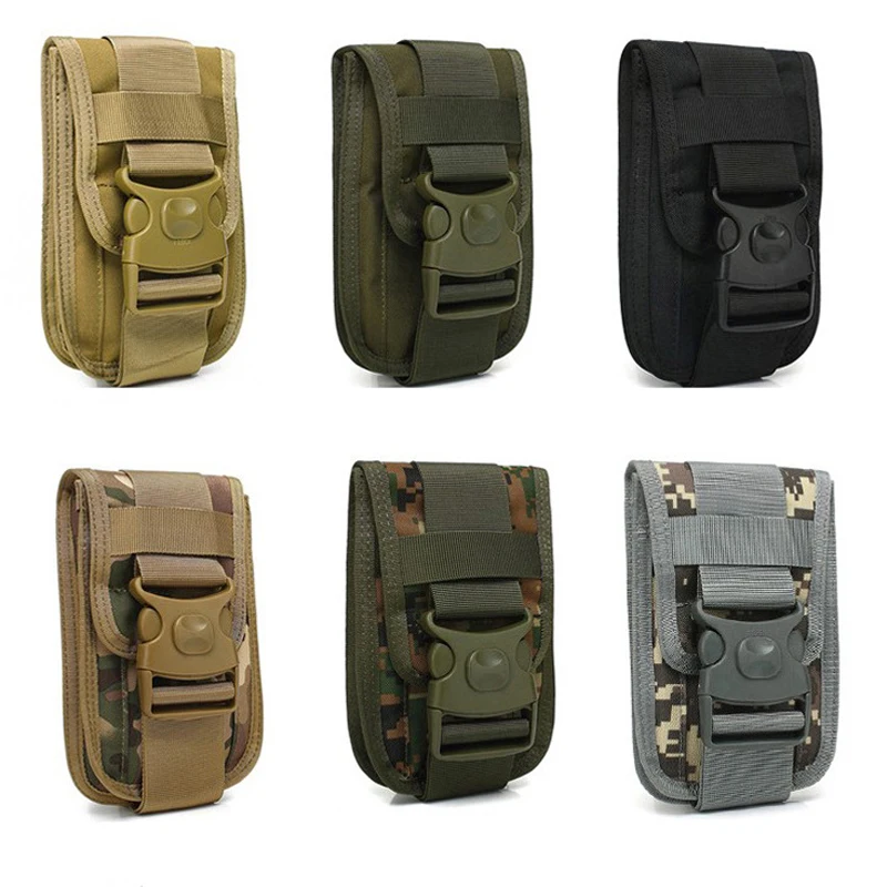 Funda MOLLE teléfono táctico – Bolsa modular universal para chaleco y cinturón EDC - imagen 5