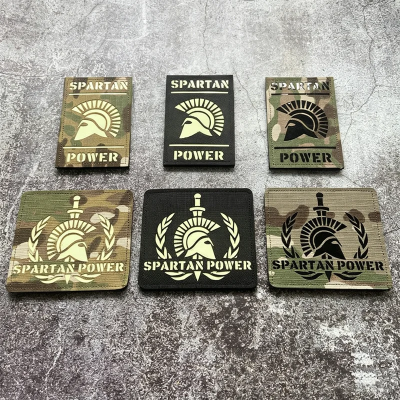 Parche IR táctico de nailon Spartan Power para ropa y mochilas - imagen 5