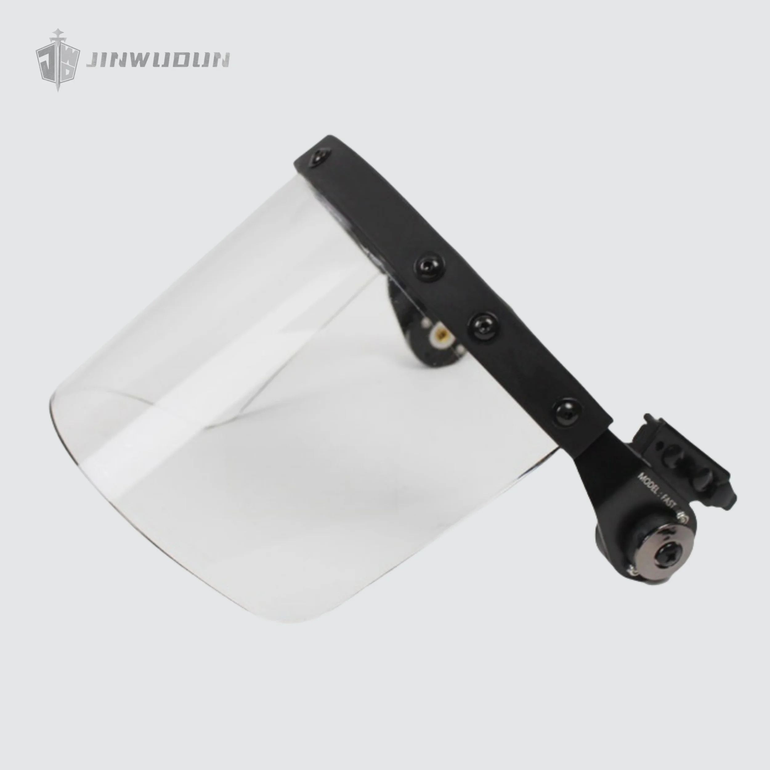Casco táctico FAST MICH con máscara protectora transparente