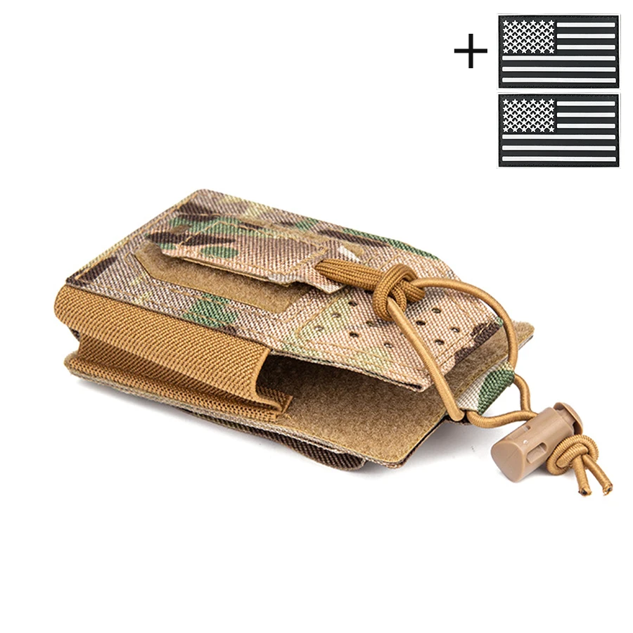 Bolsa táctica walkie talkie transpirable para cintura multifunción - imagen 3