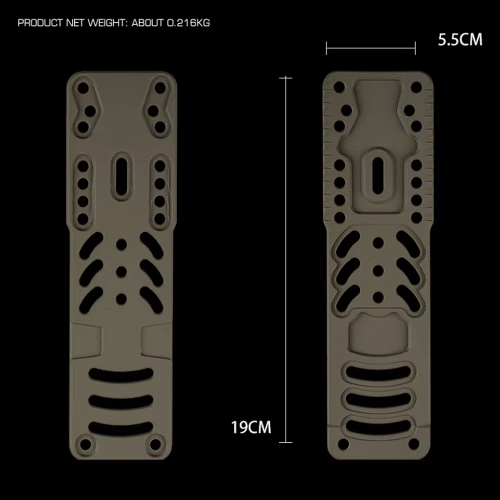 Adaptador táctico para pistola con soporte compatible QLS pierna - imagen 5