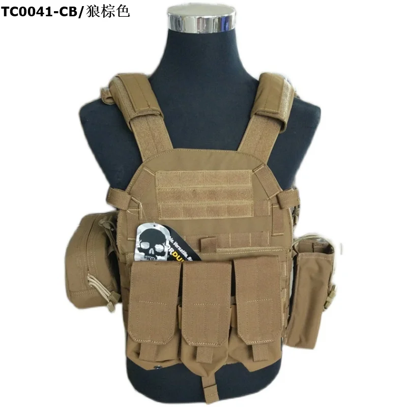 Chaleco táctico camuflaje protector multifunción ripstop MOLLE - imagen 2