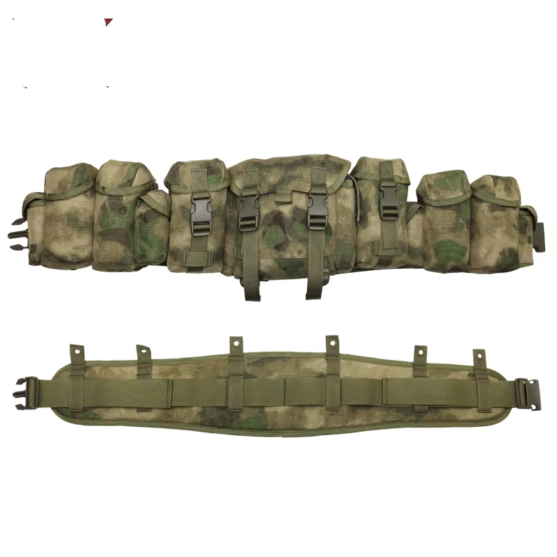 Sistema modular MOLLE verde militar adaptable a chaleco táctico - imagen 5