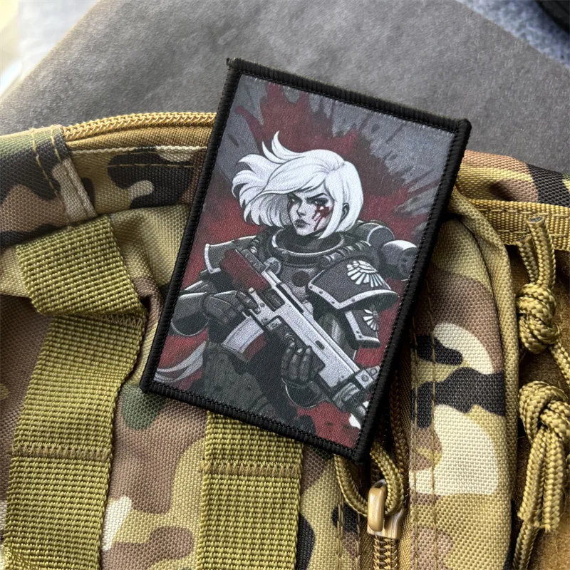 Parche militar táctico estampado gancho y bucle para mochila - imagen 5