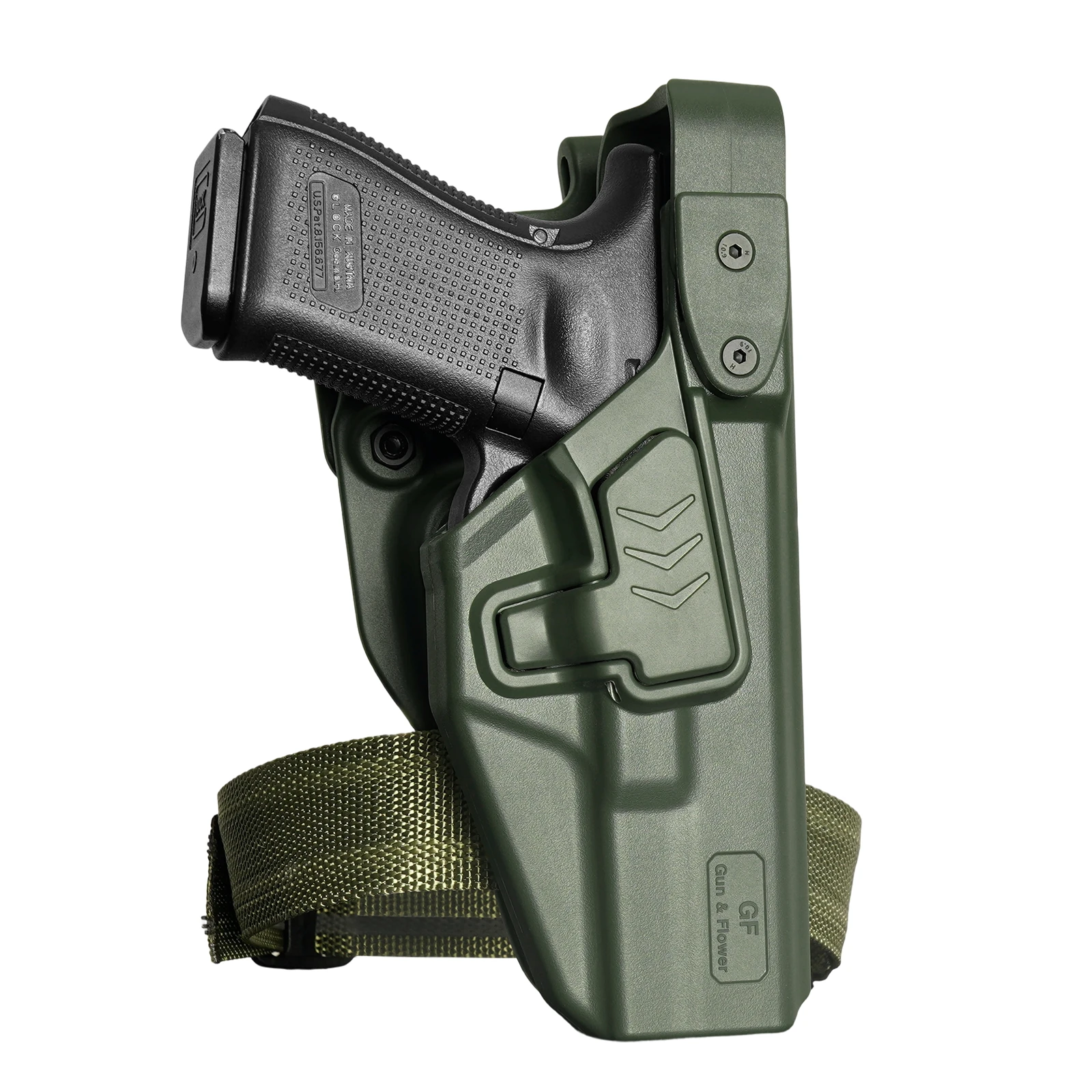 Funda OWB verde con sujeción OWB
