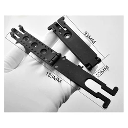 MOLLE-LOK funda Kydex MOLLE con hebilla y clip para cinturón táctico