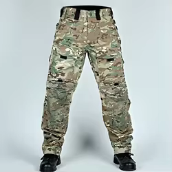 Pantalones cargo tácticos hombre MOLLE multibolsillos resistentes