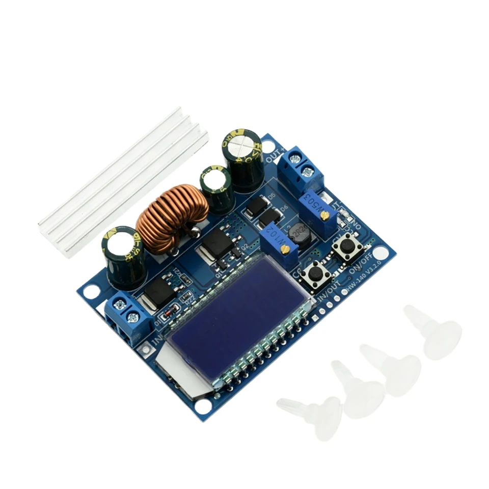 Convertidor Buck Boost DC-DC 5-30V a 0.5-30V 4A 35W LCD ajustable