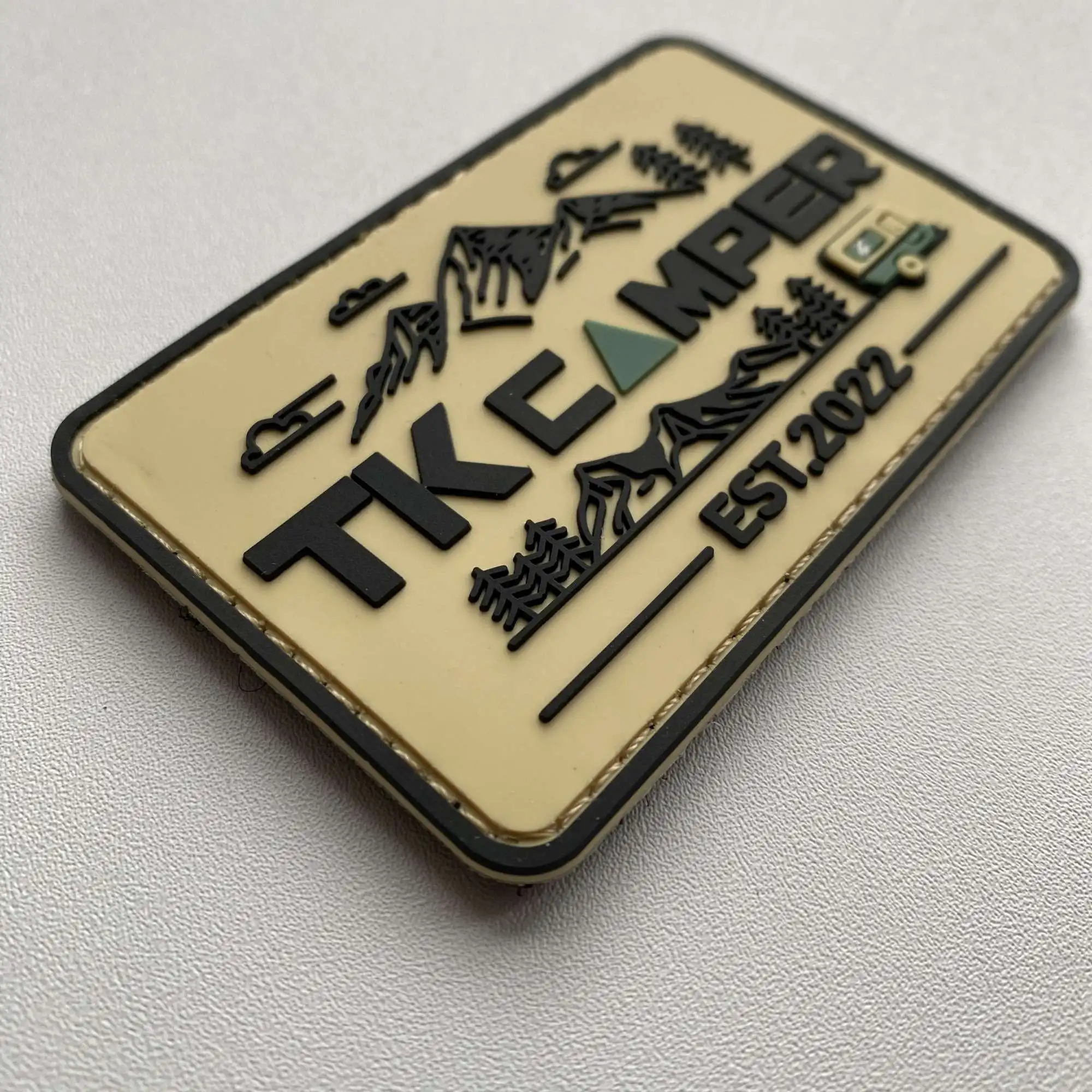 Placa de Silicona 3D Impermeable para Gorra Táctica con Velcro - imagen 2