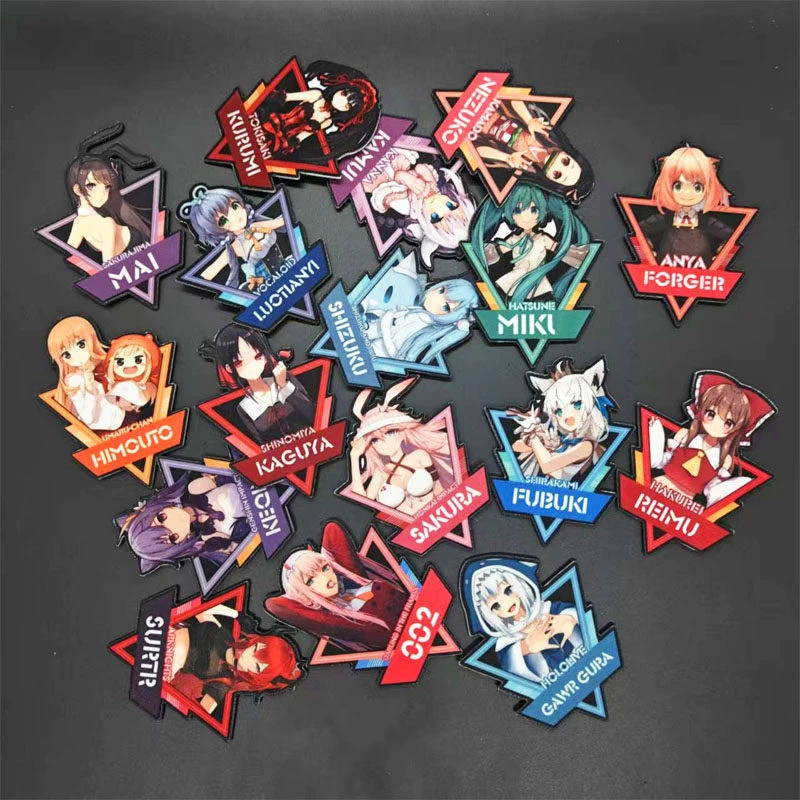 Parche táctico bordado anime Asuka Rem Shizuke para chaqueta - imagen 4