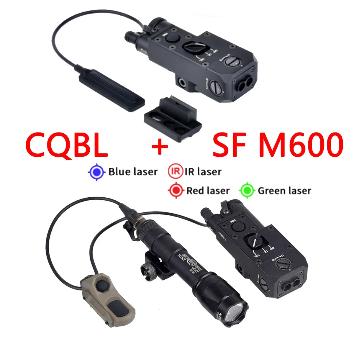 Botones de control táctil del módulo láser M600