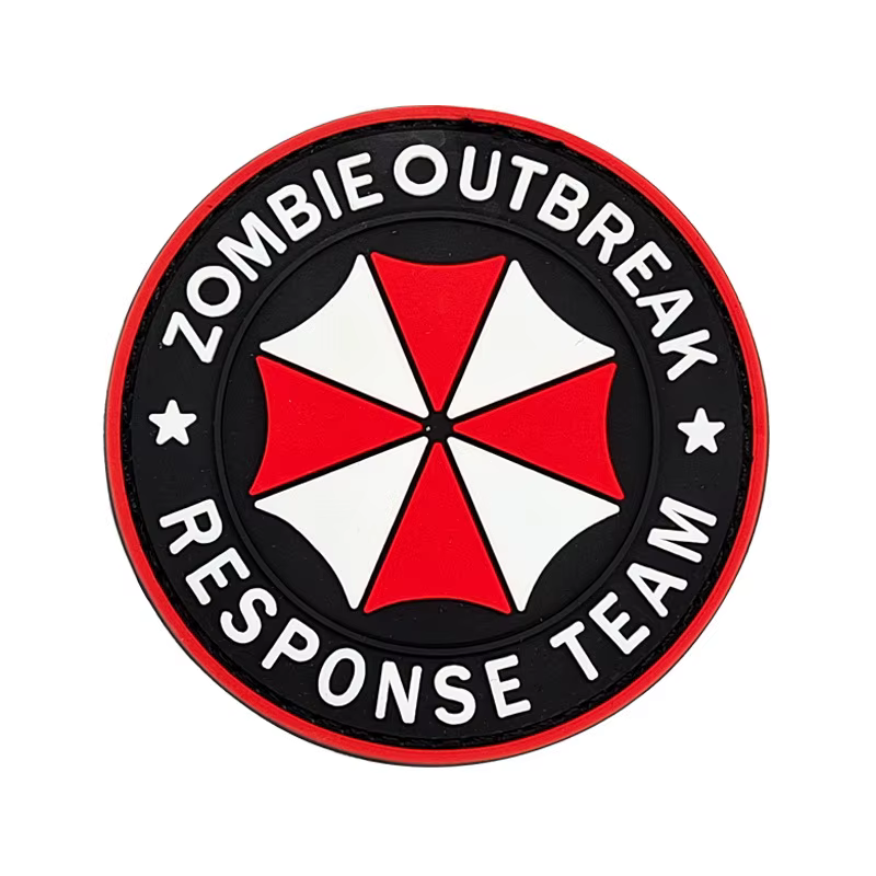 Parche PVC Resident Evil táctico con gancho bucle para ropa mochila - imagen 5