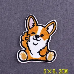 Parche bordado táctico corgi para mochilas y equipo MOLLE