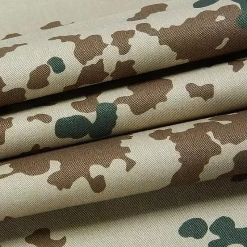 Tela camuflaje desierto sarga moteada, poliéster-algodón para costura - imagen 4