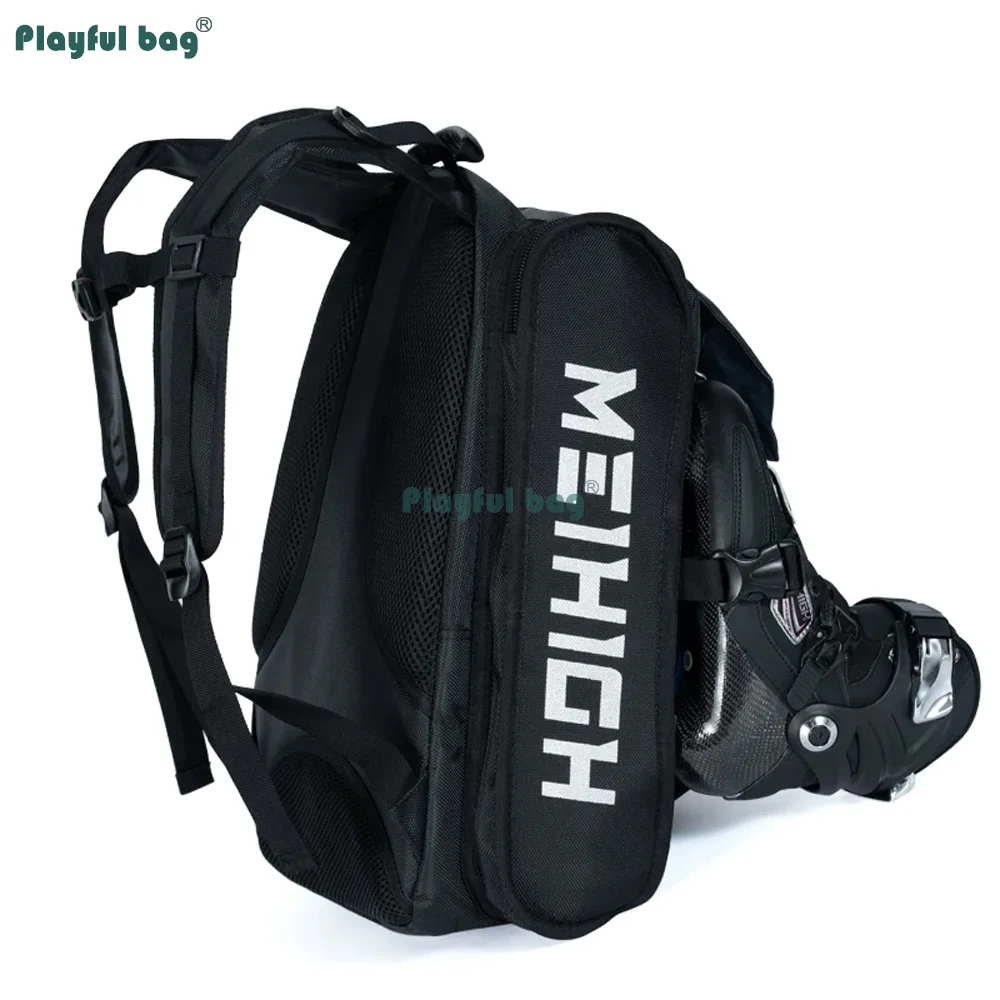 Mochila patines línea 4x110mm con compartimento casco AMB352 - imagen 3
