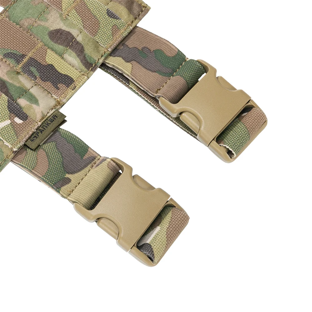Placa pistola muslo MOLLE universal – Funda desmontable caza - imagen 3