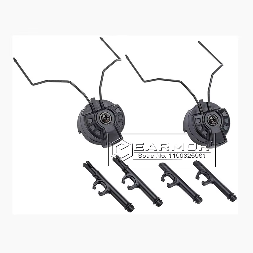 EARMOR Orejeras Tácticas de Tiro con Adaptador Rail - imagen 4