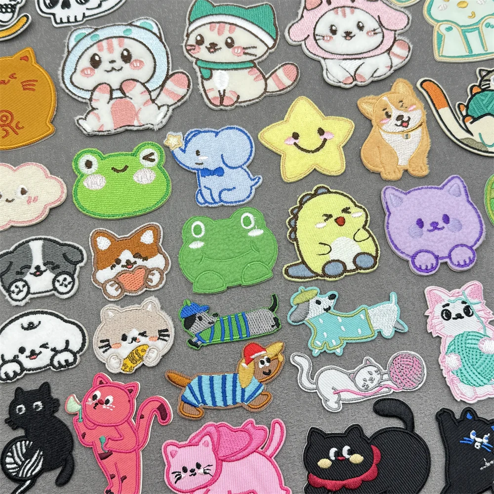 Parche termoadhesivo bordado motivos animales – Para ropa