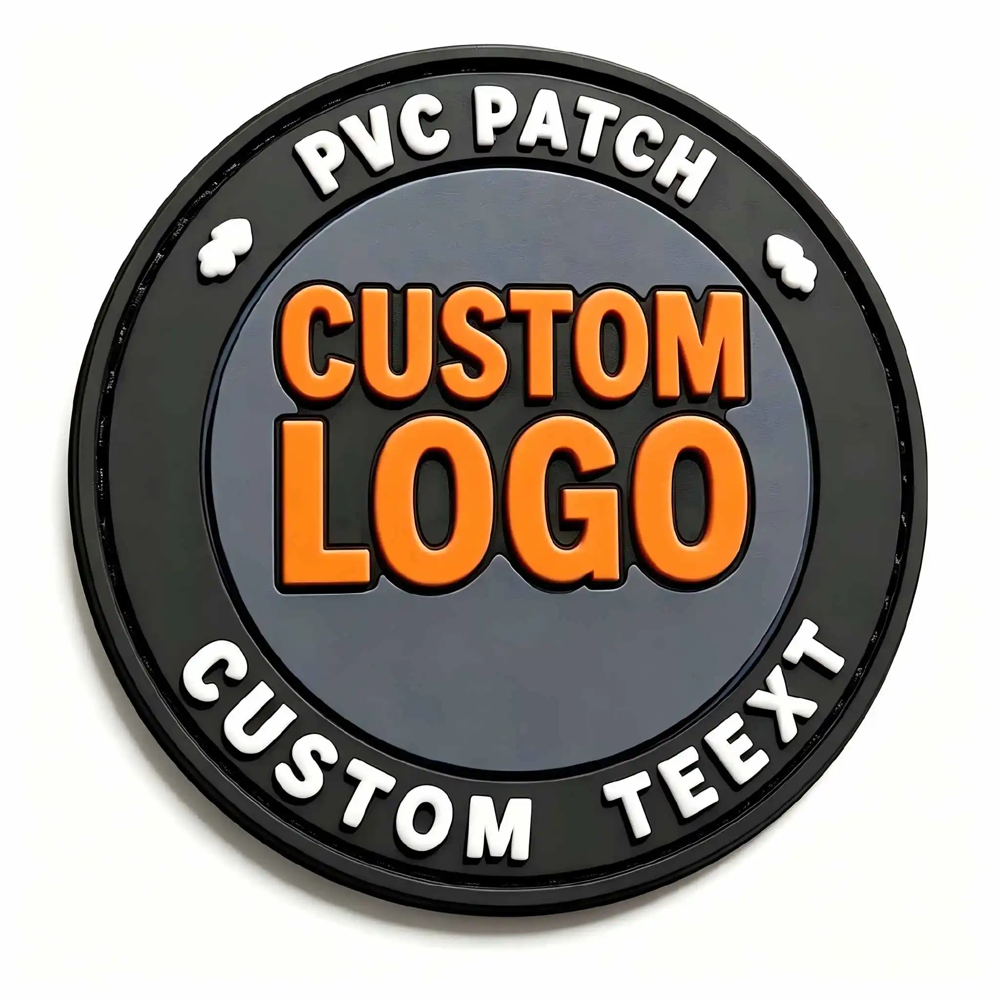 Parche PVC velcro con gancho y bucle cosible para ropa y bolsos - imagen 5
