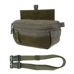 Bolsa táctica compacta para chaleco, riñonera de caza y airsoft