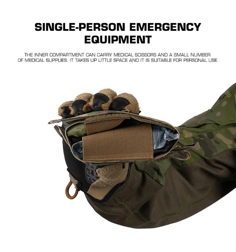 Bolsa IFAK MOLLE de Liberación Rápida – Porta Botiquín Táctico - imagen 4