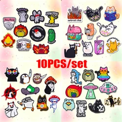 Parche termoadhesivo animales de dibujos: gato, rana y pato DIY