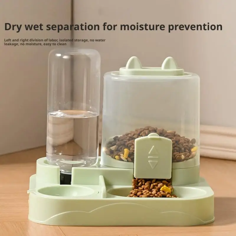 Dispensador automático de comida y agua todo en uno para mascotas - imagen 2