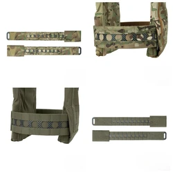 Chaleco táctico FCPC V5 con panel lateral y correa MOLLE rápida