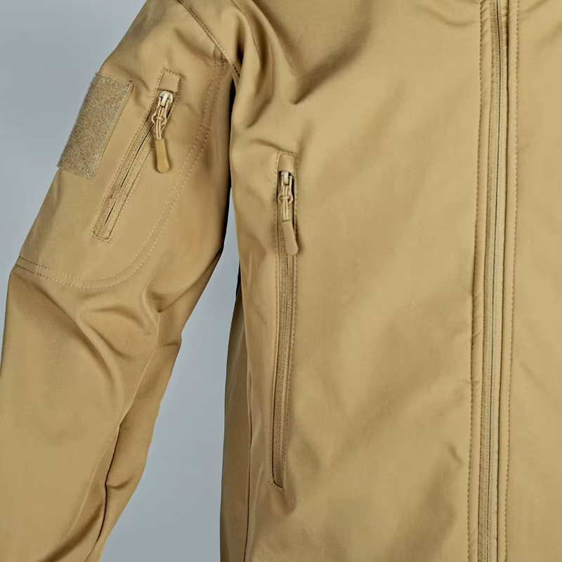 Chaqueta táctica impermeable con capucha – Multibolsillos para caza y trabajo - imagen 4