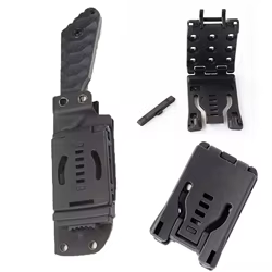 Kydex Clip de Cinturón Tek Lok para Cuchillo y Pistola – Caza