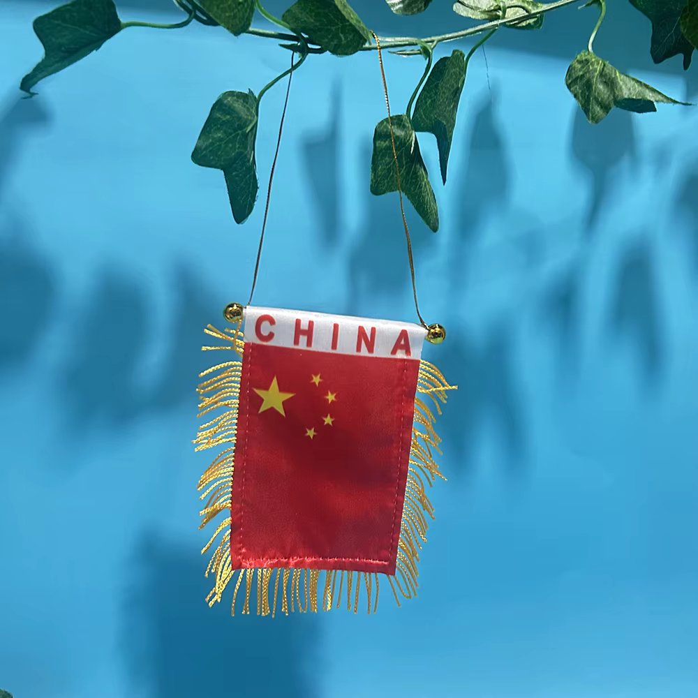 Bandera para ventana de coche de China tamaño mini
