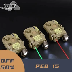 PEQ-15 linterna táctica compacta blanca estroboscópica IR para arma