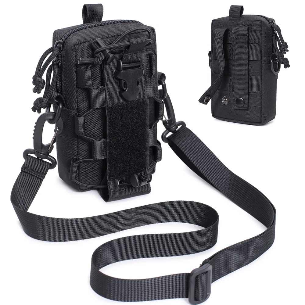 Bolsa MOLLE EDC para cantimplora, teléfono y riñonera táctica