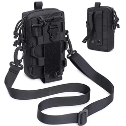 Bolsa MOLLE EDC para cantimplora, teléfono y riñonera táctica