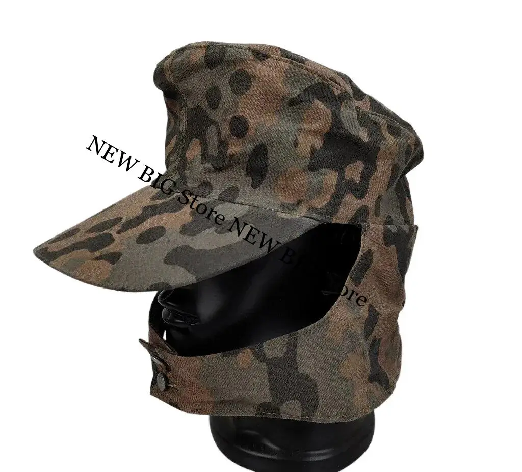 Gorro militar M43 verano camuflaje hoja de roble Dot44 doble botón