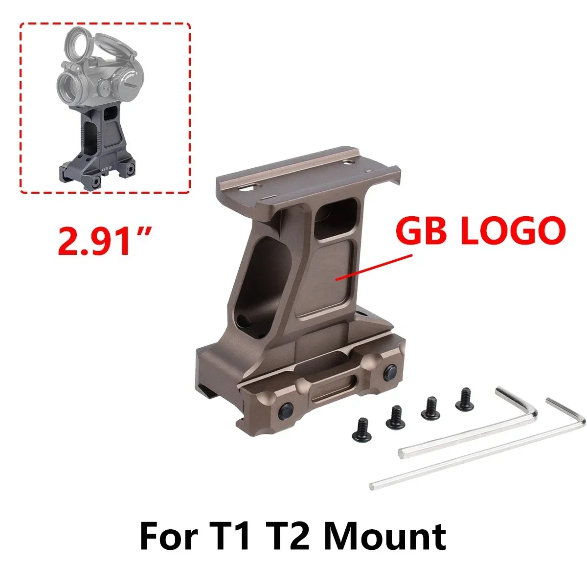 Perfil compacto de la montura