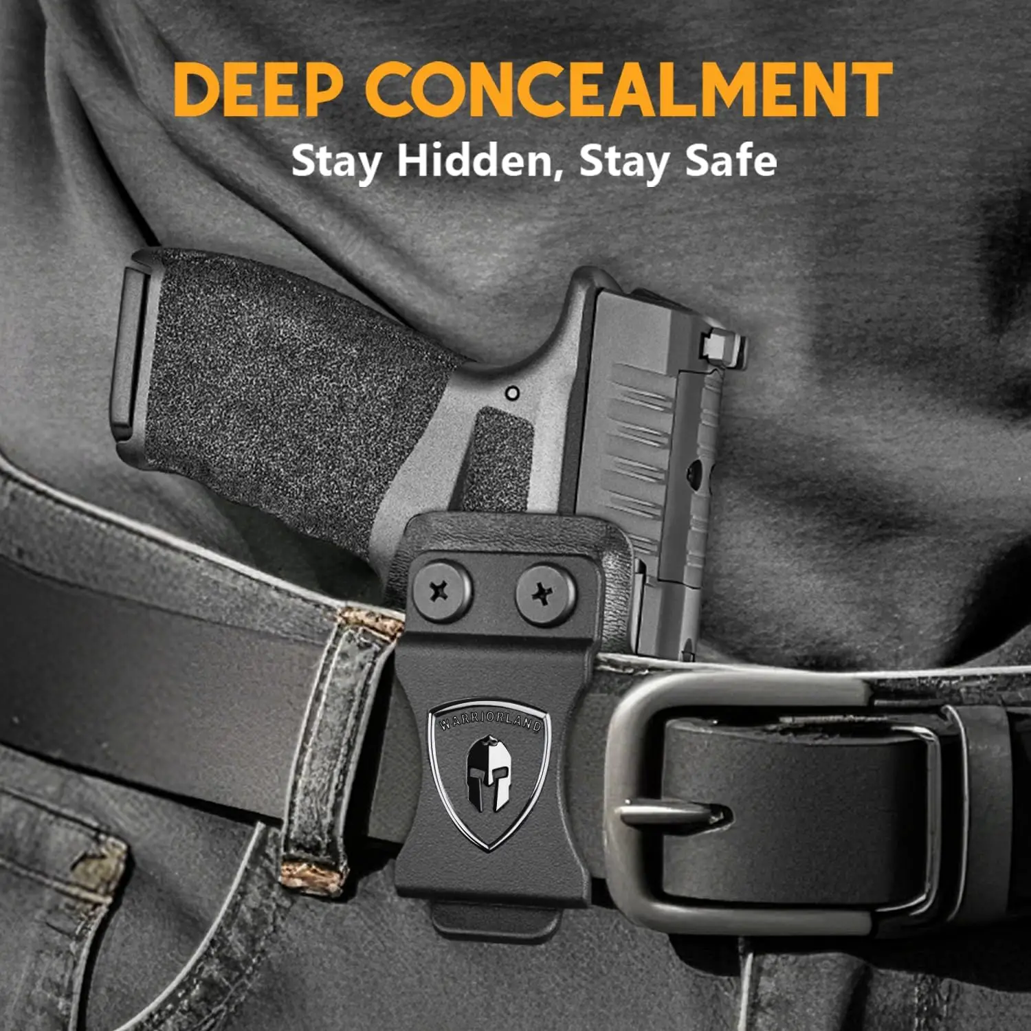 Funda Kydex IWB Springfield Hellcat Pro derecha con garra - imagen 5