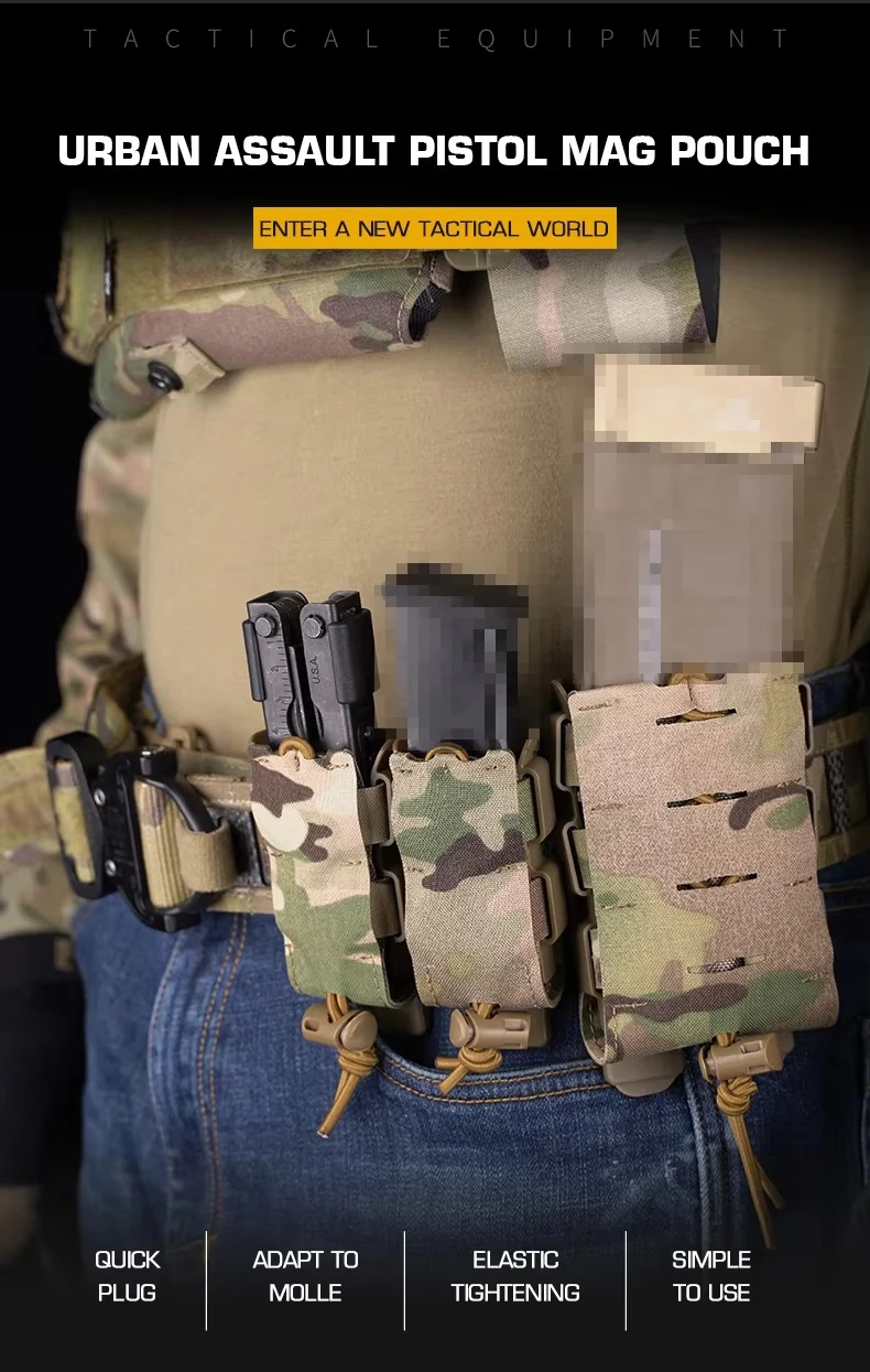 Cargador táctico universal de Cordura con sistema MOLLE