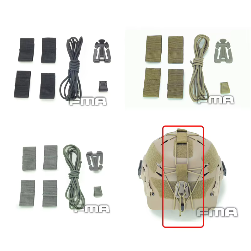 Correa elástica casco táctico – Caza y outdoor - imagen 5