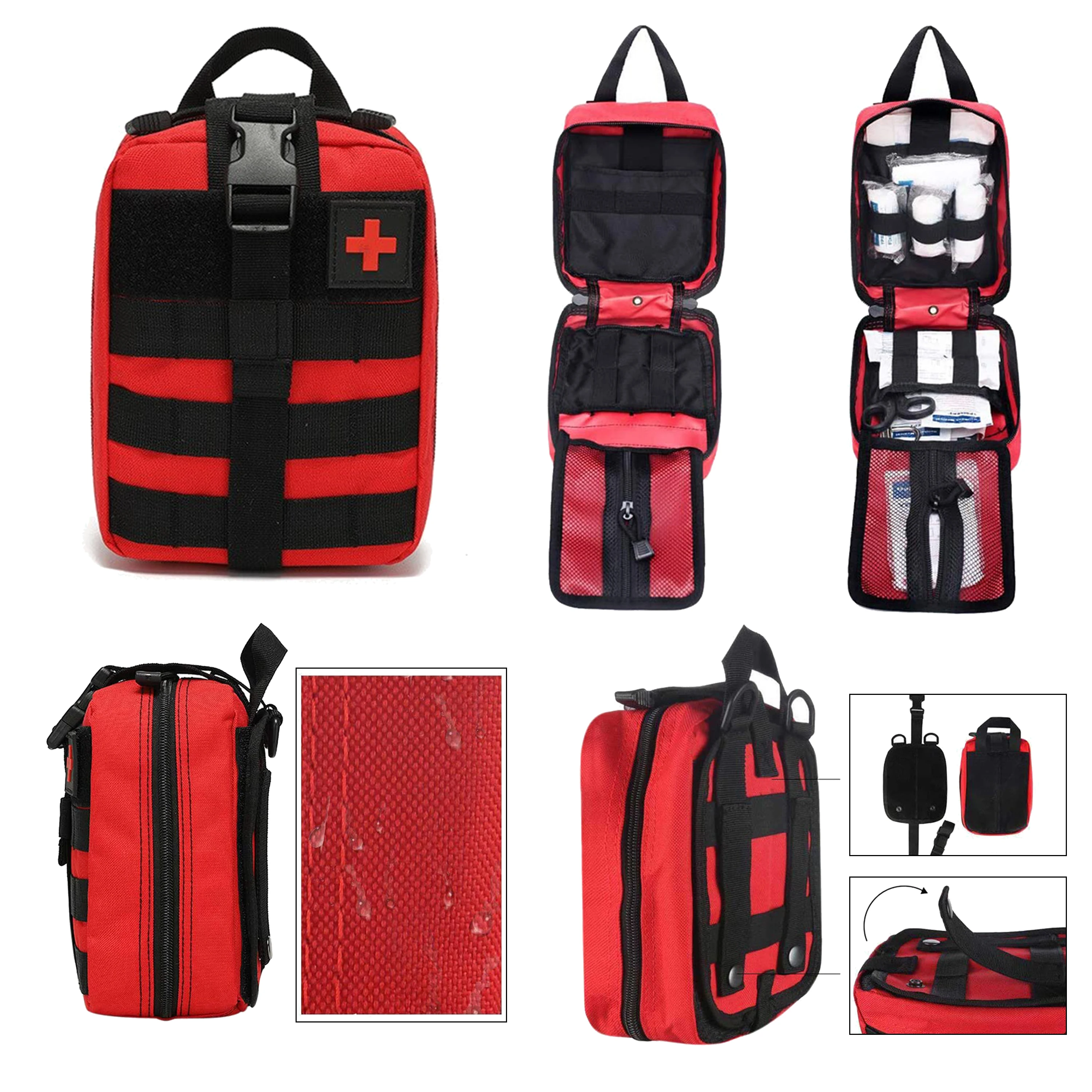 Botiquín táctico EDC para caza y al aire libre, bolsa de auxilios - imagen 5